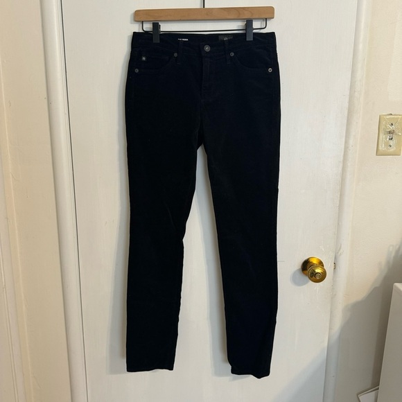 AG Prima CORDUROY CIGARETTE LEG Black Corduroy Size 26R - Picture 1 of 11